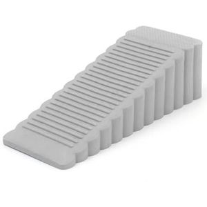 Deurstopwiggen, Deurstoppers Veiligheid Antibotsingsblokkering Wig Deurstoppers Deurgreep(Grey)