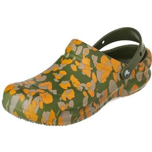 Crocs Unisex Bistro Graphic Klomp Klomp, Legergroen Multi, 38/39 EU