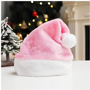 Kerstmuts Gepersonaliseerde Kerstmishoed Custom Santa Hat Blue Name Hat Custom Stocking Cap Christmas Party Matching Family Santa Hats Kerstmuts Santa Claus (Color : Pink, Size : Custom Your Name)