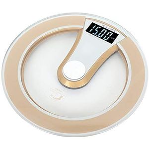 Gek Winkelen Runde präzise digitale Körpergewicht-Personenwaage Intelligente elektrische digitale Körperwaage mit hoher Präzision(Gold)