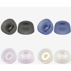 Siliconen Oorbeschermers voor Jabra Elite 5/Elite 3 Hoofdtelefoon Oor Caps Oor Plug Sets (Wit)