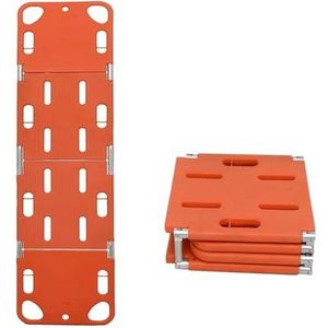 PA-DABAOO Vouwbare Wervelkolombrancard Backboard, Viervoudige Engineering Plastic Bord Voor Langdurige Zorg, Water Drijvende Brancard, Draagbare Transport Reddingsbrancard