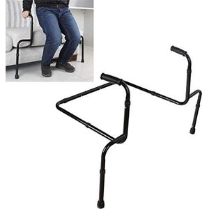 FDSAD Universele ondersteuning, staande positiehulp voor ouderen, verstelbare staande mobiliteitshulp, zwart, koolstofstaal, volwassenen, modern