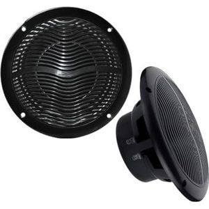 Tweeter auto Tweeters voor auto 2 stuks 6,5'' 120W maritieme luidsprekers, 2-weg waterdichte en weerbestendige stereo-luidsprekers voor boten voor buiten