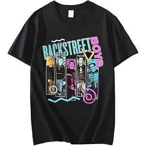 Backstreet Boys T-Shirt Unisex 90s Vintage Tee Men and Women Unisex Graphic Tee Black T-shirts & overhemden(Small)