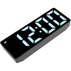 Digitale Klok, Moderne Stijl 6,7 Inch Scherm LED-spiegelklok voor Thuis