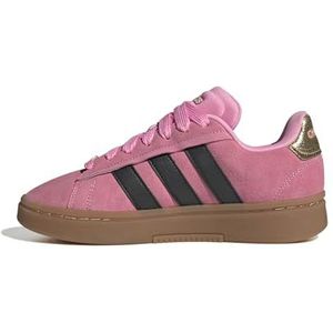 adidas Dames Grand Court Alpha tennisschoenen (non-football) voor vrouwen Sneakers, Bliss Pink Zwart Goud Metallic, 40 EU