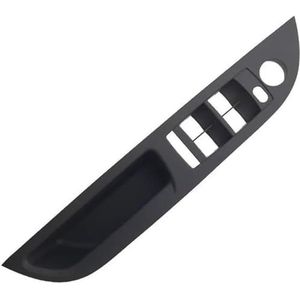 Auto binnendeurgrepen Voor BMW E60 E61 5 Serie LHD Auto Interieur Binnendeur Handgreep Paneel Trim Cover(Black Model b)