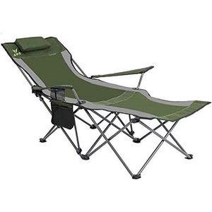Outdoor terrasstoelen lichtgewicht camping klapstoel, ligstoel fauteuil, met verstelbare rugleuning, strand, camping, tuin (kleur: E)