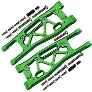 IWBR Front Lower Suspension Arm 9530 9531 Fit for Traxxas 1/8 Sledge 4WD Monster Truck 95076-4 RC Auto upgrade Onderdelen (Size : Green)