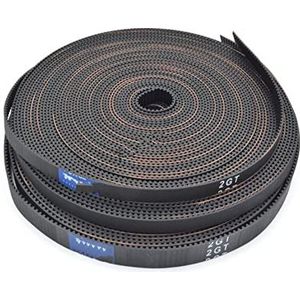 Riem Binnensingel Voor 2MGT Voor 2M 2GT Open Synchrone Distributieriem Breedte 3/6/9/10/15mm Rubber Samll Speling GT2 2GT-3/2GT-6/2GT-9/2GT-15 3D-printer Aandrijfriem (Kleur : 7Meters, Maat : 10mm)