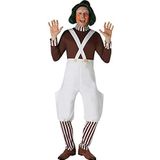 Rubie's Officiële Willy Wonka en de chocoladefabriek Oompa Loompa Volwassenen kostuum (groot)