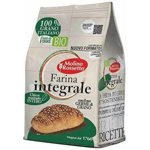 Molino Rossetto Organic Wholewheat Flour Volkoren meel (1Kg)