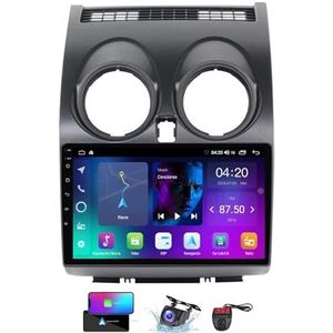 Android 13 QLED Autoradio voor Nissan Qashqai 1 J10 2006-2013 - Ingebouwde DSP/Carplay/Android Auto - Camera + DVR - 9 inch 2 Din - Stuurbediening - FM AM RDS DAB Radio - BT 5.0(NF-1)