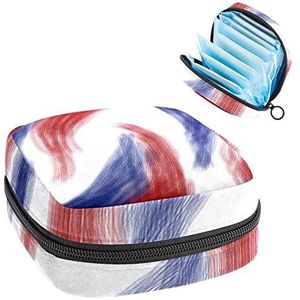 19290539153045J4kjnt7tya, Periode Pouch Draagbaar, Tampon Opbergtas,Tampon Houder voor Portemonnee Vrouwelijke Product Organizer, Meerkleurig, 4.7x6.6x6.6 in/12x17x17 cm