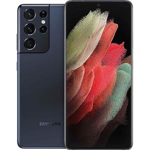 Samsung Galaxy S21 Ultra 5G Smartphone zonder abonnement, Quad-camera, Infinity-O-display, Android 11 tot 13 - Duitse versie (512GB, Phantom Navy)