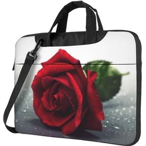 Red Rose Laptop Tas Shockproof Laptop Sleeve Case Computer Schoudertas 13 14 15.6 inch