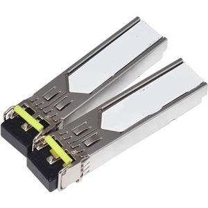 Glasvezelontvanger 1.25G 1550nm 160KM Single Mode Fiber Transceiver Module LC/UPC DDM Support(1 Unit 1.25g 160km)