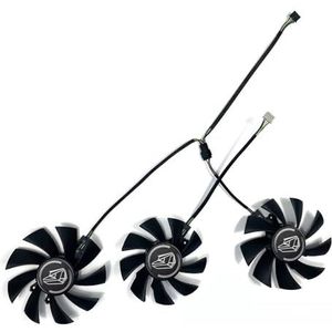 85MM 75MM 4PIN RTX2060 1660S GPU-ventilator voor kleurrijke Geforce RTX 2060 Gaming ES voor Igame GTX1660 Ti 1660 Ultra-koelventilator(3PCS)