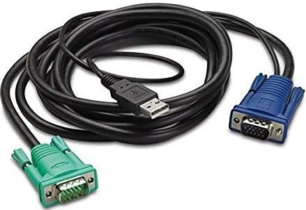 APC AP5821 toetsenbord-video-muis (kvm) kabel Zwart 1,8 m