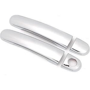 Voor Seat Voor Leon MK1 Voor Toledo 1999-2007 Voor Arosa 1997-2004 Voor Ibiza Auto Exterieur Deurklink Cover Trim Accessoires Buitendeurklink Vervangingstoebehoren(Silver 2)