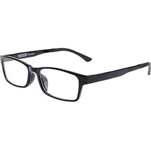Fullwosing Myopia-bril voor bijziendheid, dioptrieën -0,50 tot -6,00, verrekijker, voor dames en heren, zwart/blauw, zwart, -2.50