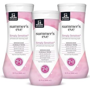 Summer's Eve Simply Sensitive Cleanser 425ml pH Balancing Dermatologisch en Gynaecologisch Getest