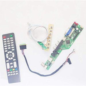 Voor LP156WHA-SLA1/SLA2/SLL1 notebook PC 1366* 768 TV53 screen controller drive board VGA+HDMI+AV+USB+RF LVDS 40Pin WLED 15.6 inch Kit (LP156WHA-SLL1)