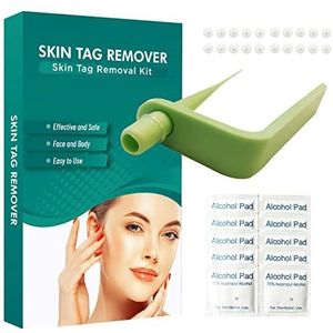 Wratten Huid Tags Remover | 2-in-1 pen voor het verwijderen van wratten met 20 stuks -huidlabels - Veilige en effectieve verwijdering van huidlabels Huidverzorgingsproduct voor gezicht en Xiebro
