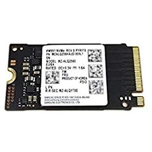 Samsung SSD 256GB PM991 M.2 2242 42mm PCIe 3.0 x4 NVMe MZALQ256HAJD MZ-ALQ2560 Solid State Drive voor Lenovo Dell HP Acer Asus andere, vaste behuizing drive