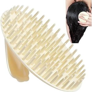 Hoofdhuidborstel,Massage Scalp Scrubber met zachte haren - en natte massagekam voor tweeërlei gebruik voor haarverzorging en roosverwijdering Itrimaka