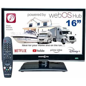 Unispectra - 16 Inch Smart TV - Full HD - 230V 24V - Triple Tuner