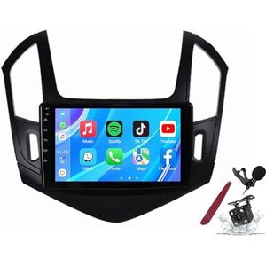 Android 14 Autoradio Sat Navi voor C-hevrolet Cruze (2012-2015) 9 Inch Touchscreen Multimedia Speler met Draadloze Carplay GPS Navigatie FM RDS Bluetooth 5G-WiFi SWC DSP,M120s