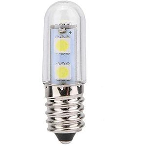 MAGT Gloeilamp, 110/220V 1.5W E14 LED-lampen maïs lamp voor koelkast fornuis kap naaimachine (220V-wit) 1 stuk