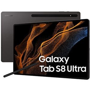 Samsung Galaxy Tab S8 Ultra 14,6 inch WLAN RAM 12 GB 256 GB tablet Android 12 grafiet [Italiaanse versie] 2022