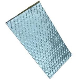 Motor Isolatie Pad 10 Stuks Thermische Isolatie En Geluidsreductie Butylrubber Schokabsorberende Geluidsisolerende Plaat Zelfklevende Demping(Silver 10PCS)