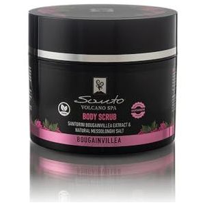Santo Volcano Bougainvillea Body Scrub met Messolonghi-zout, 200 ml, veganistische natuurlijke cosmetica