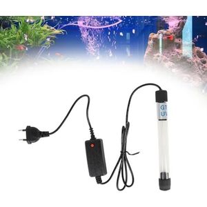 Groene Algen Schone UV-sterilisatielamp, Praktisch Aquarium Dompelbaar Schoon Licht met Zuignap voor Aquariumvijver (EU-stekker 220‑240V 5W)