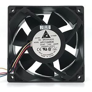 Original 12038 12CM Gale volume fan 48V 1.64A AFC1248DE 4-wire PWM speed control