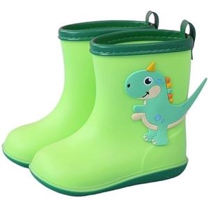 Regenschoenen for jongens en meisjes, regenlaarzen, waterdichte schoenen, antislip regenlaarzen(Color:Green,Size:Size 19/19cm)