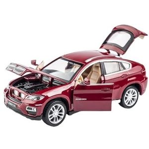 1:32 Voor BMW X6 SUV Legering Auto Diecasts & Speelgoedvoertuigen Schaal Auto Model Speelgoed (Color : B, Size : No box)