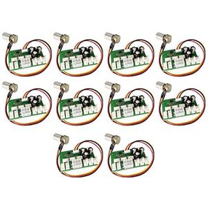 Lioggyet 10 x computerbehuizing, snelheidsregelaar, miner, hub, ventilator, 8 kanalen, PWM-controller, gewalde ventilator, hoge prestaties, regelaar voor ventilatorsnelheid