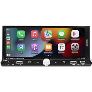 Universele 1Din autoradio 6,9'' touchscreen draadloos CarPlay Android Auto Smart multimediaspeler wifi-navigatie(2GB 64GB)