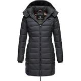 Marikoo - ABENDSTERNCHEN - Tussenjas - Antraciet - Dames - Lang - Capuchon