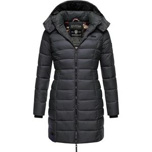 MARIKOO Wintermantel 'Abendsternchen'  antraciet