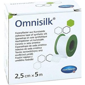HARTMANN 9004312 Omnisilk spoelpleister, 5m x 2,5 cm