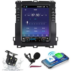 Android 14 Autoradio Navi voor T-oyota Land Cruiser Prado (2002-2009) 9.7 ""Vertical Screen Multimedia Player met Wireless Carplay GPS Navigation Bluetooth 5.0 HIFI FM Radio 5G-WiFi SWC,M200s
