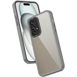 Telefoon terug case cover Beschermende TPU-hoes compatibel met Samsung Galaxy A53 5G-hoes, transparante telefoonhoes, ultradunne beschermende achterkant, anti-kras schokabsorberende hoes (Color : Siy