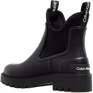 Calvin Klein Jeans Rainboot, Chelsea-laarzen voor dames, Zwart, 41 EU