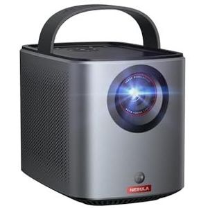 Nebula Mars 3 Air, Google TV-projector, officiële Netflix-licentie, 400 ANSI-lumen licht, 1080p, Dolby Digital Sound, 150″-beeld, ingebouwde accu, 2,5 uur speeltijd overal (Refurbished)